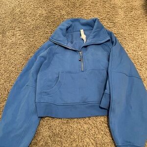 blue scuba funnel neck